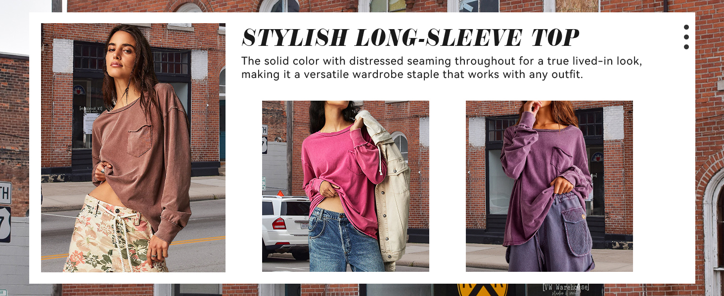 Womens Long Sleeve T Shirts