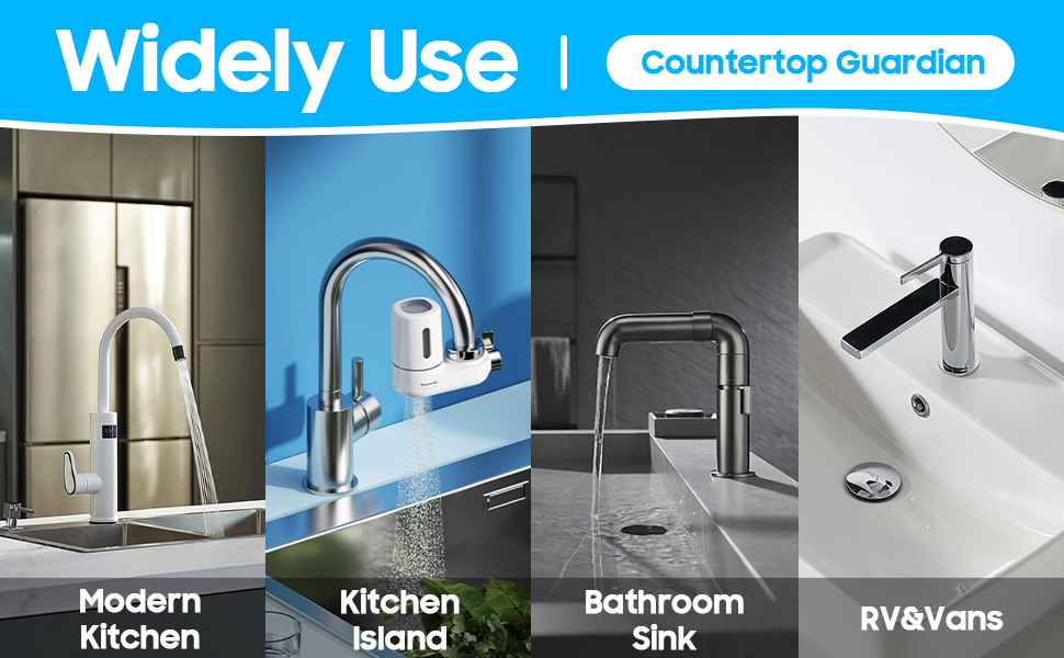 Silicone Faucet Handle Drip Catcher Tray 2 Pack, Silicone Sink Faucet