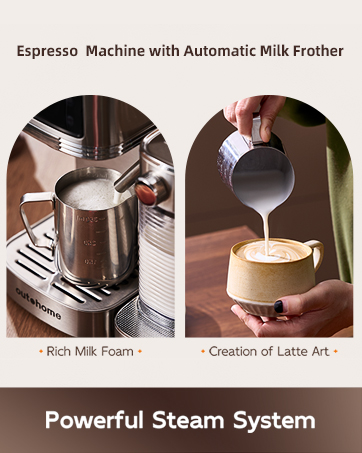 Espresso Machine with Automatic Milk Frother