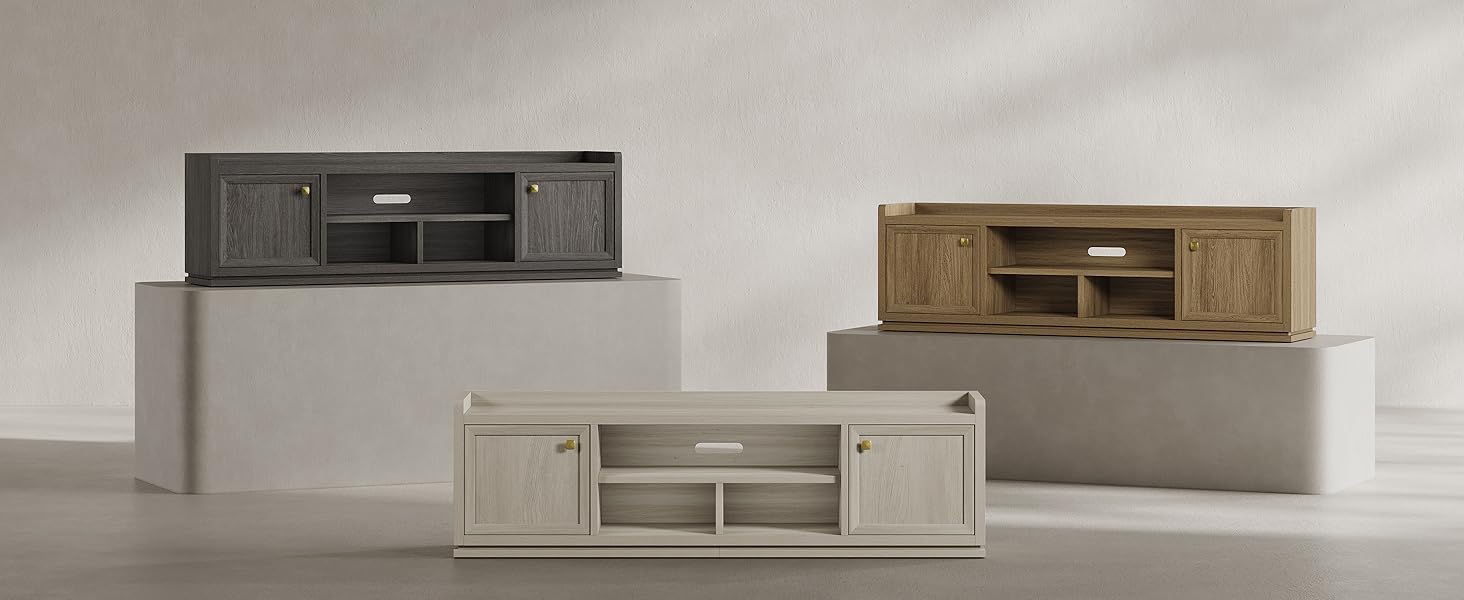 SICOTAS Helio Fluted Modern TV Stand