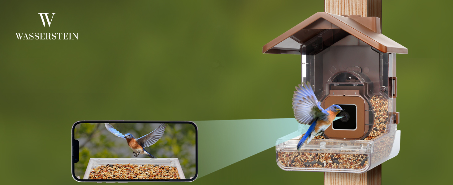 Wasserstein Bird Feeder Camera Case Compatible with Blink