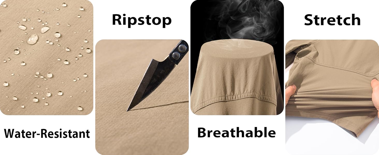 EKLENTSON Mens Shorts Quick Dry Cargo Shorts Lightweight Walking Hiking Shorts Zip Fishing Cycling Safari Pants with Multi Pockets 13 mens shorts cargo mens dress shorts mens hiking shorts mens shorts pockets shorts golf shorts mens