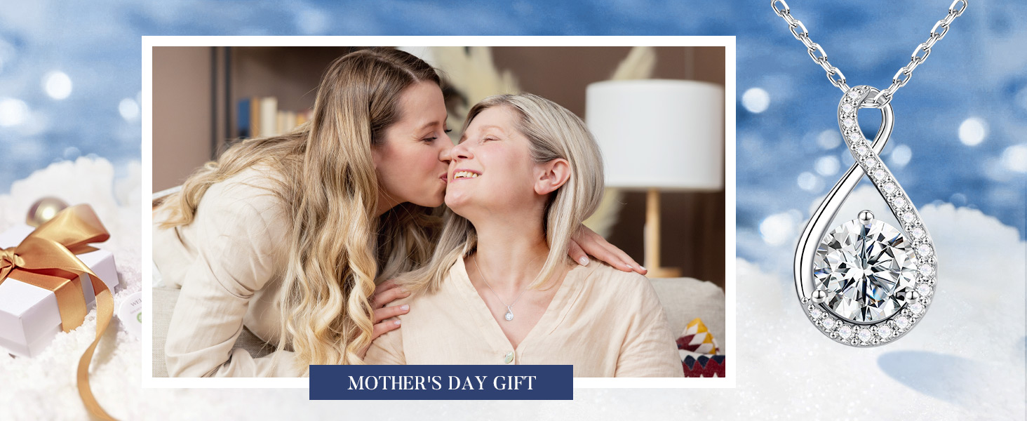 Infinity Moissanite Necklace