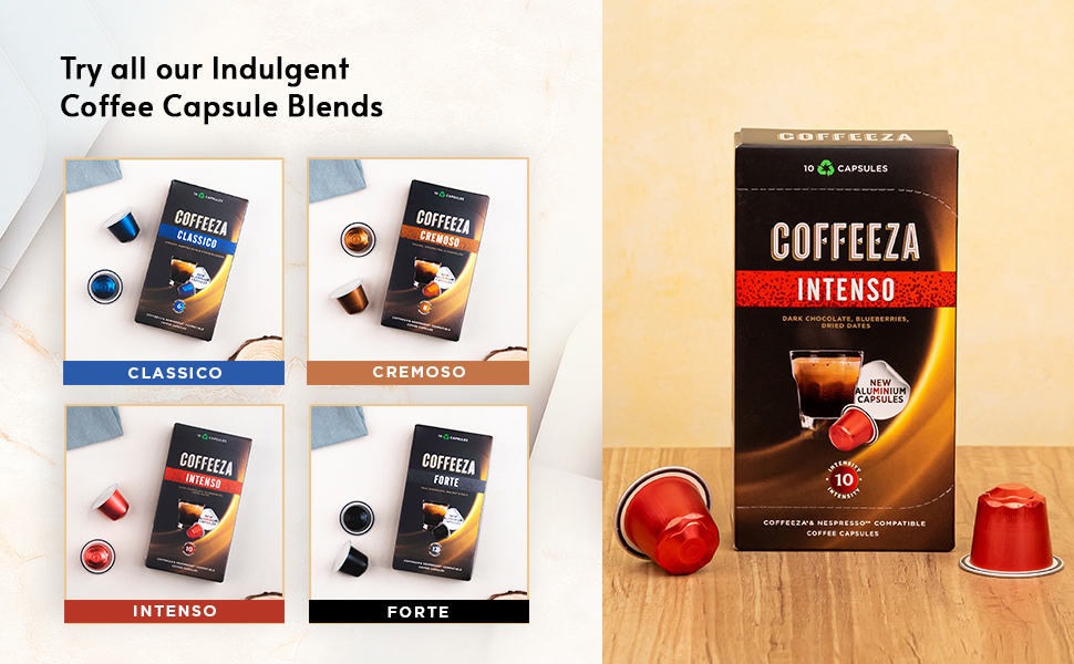 Vittoria Coffee Pods Espresso 20 Capsules Fits Nespresso Original Line