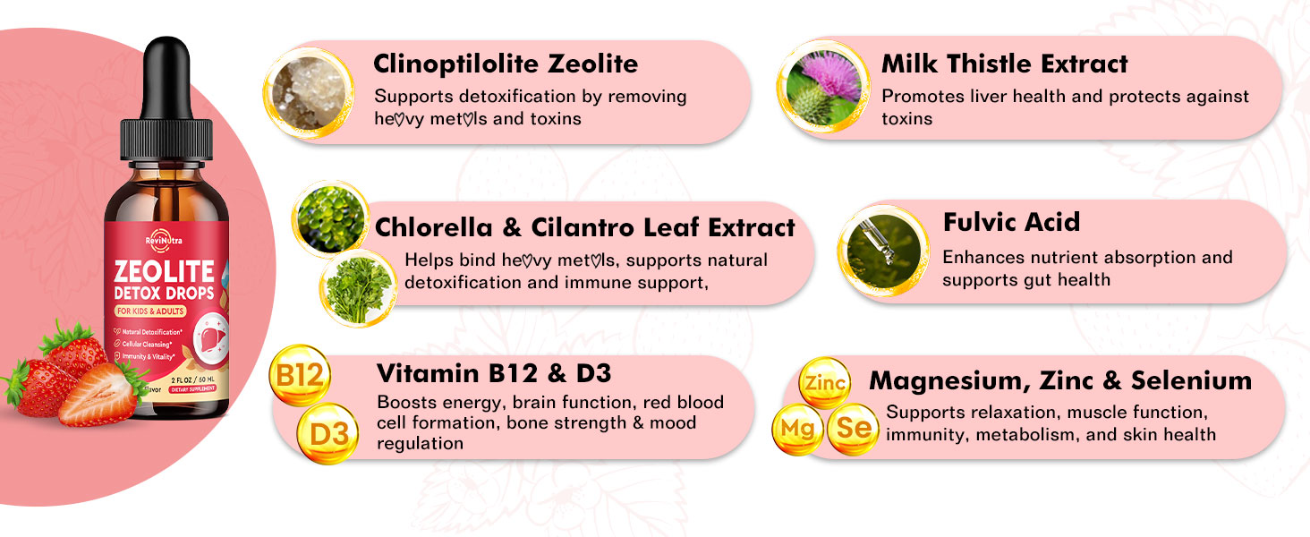 clinoptilolite zeolite detox for kids and adults