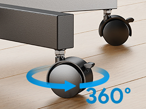 rolling tv stand
