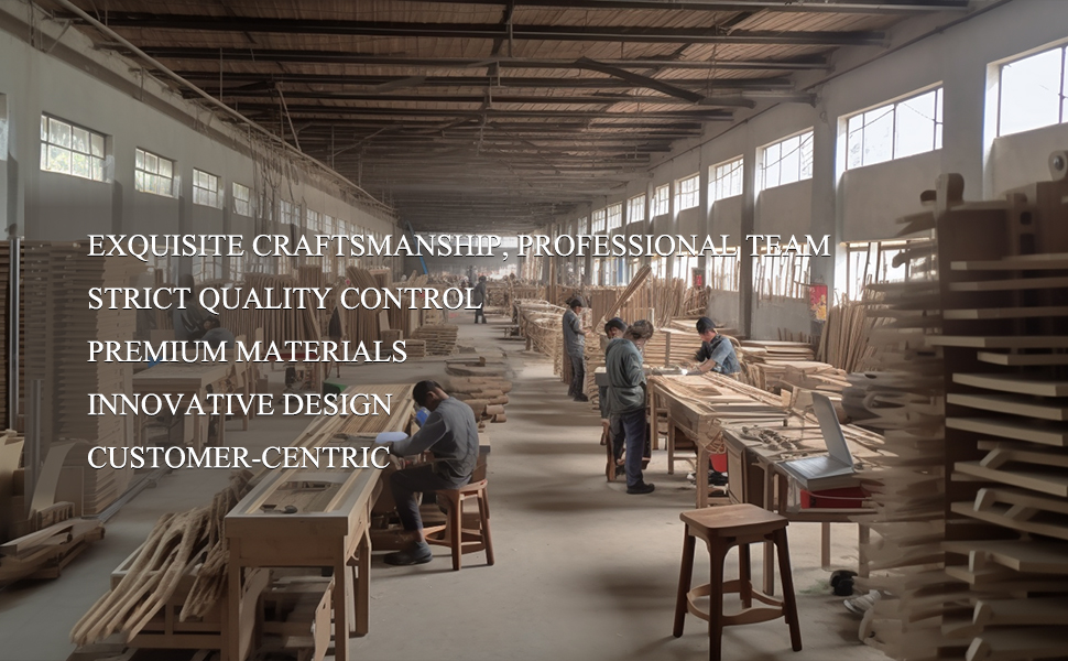 Superb craftsmanship, pro team, quality control, premium materials, innovative design,customer focus