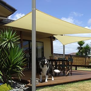 Sun Shade Poles for Deck