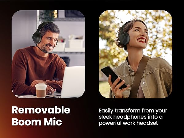 headphones wireless bluetooth with microphone wireless headset for work wireless call center headset