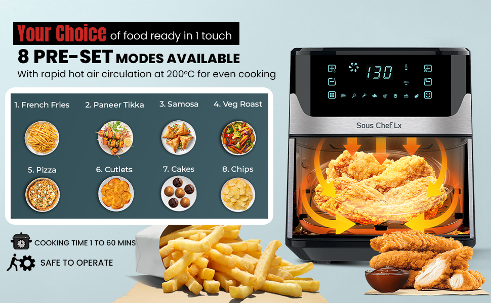 INALSA Air Fryer for Home