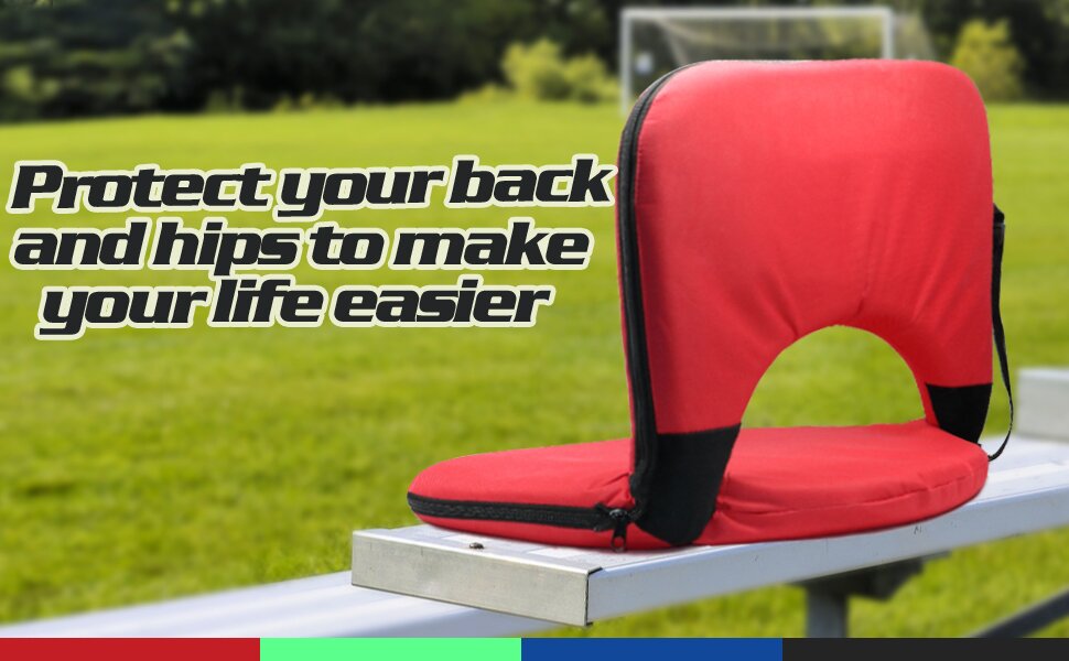 Stadium Seats Cushion for Bleachers with Strong Back