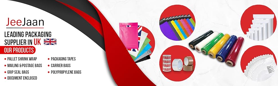 JeeJaanu00ae 50 Pcs Grey Parcel Bags 10x14 In Mailing Bags 254 X 354 Mm A4