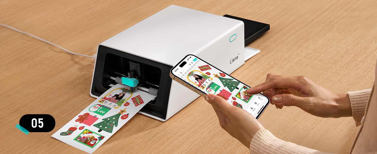 Liene PixCut S1 Photo Sticker Printer Cutting Machine All in One Sticker Maker Machine