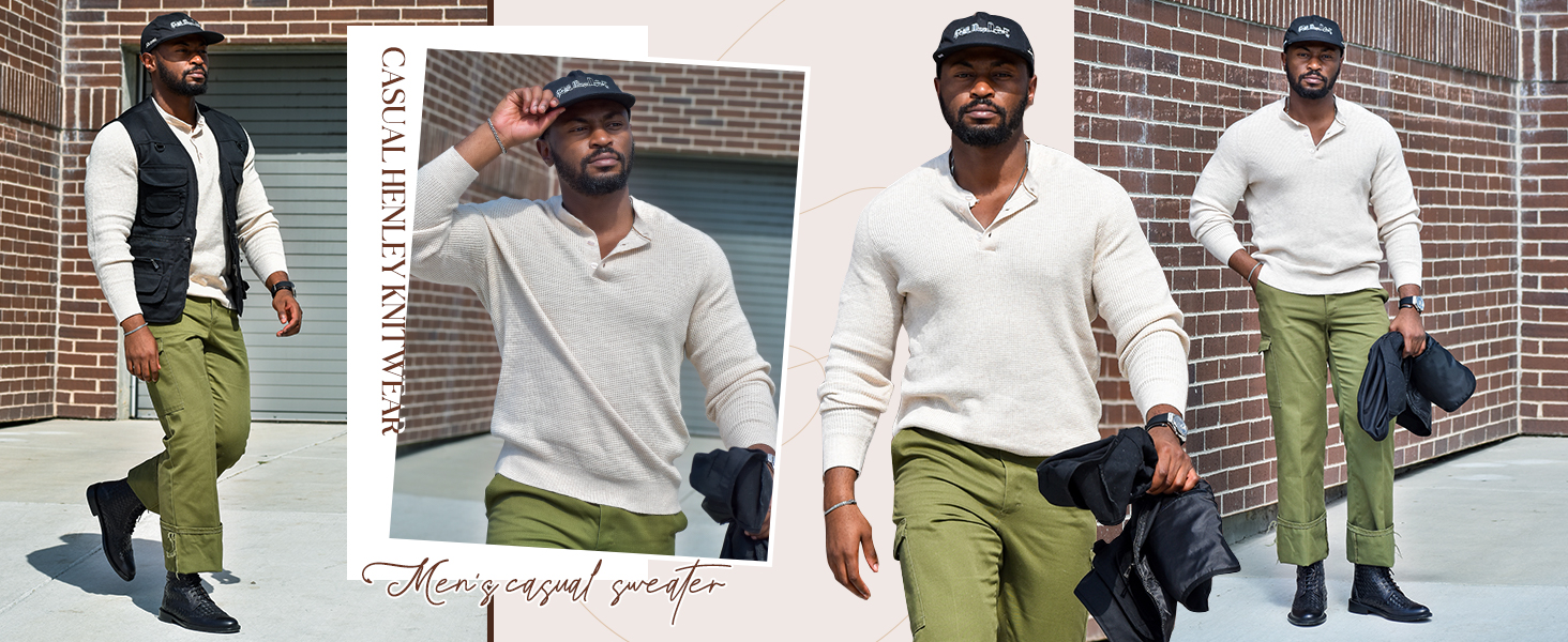 men henley long sleeve