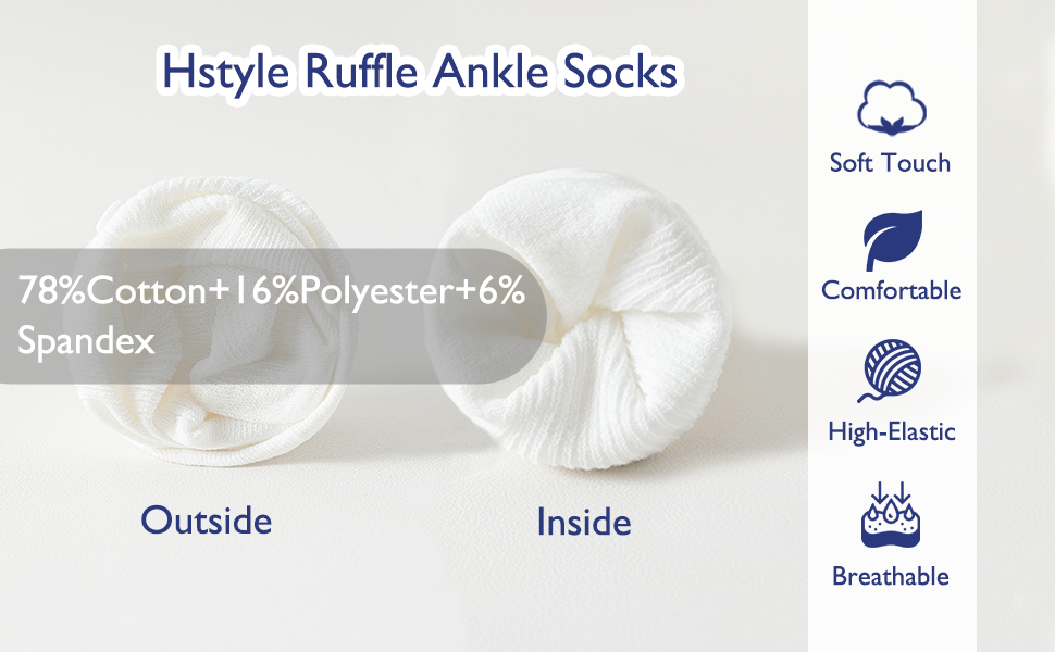 girl ruffle socks