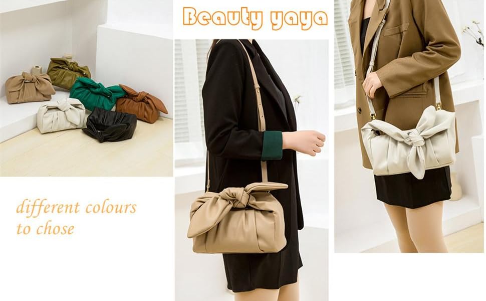 Womens Pouch Dumpling Crossbody Bag Cloud Handbag