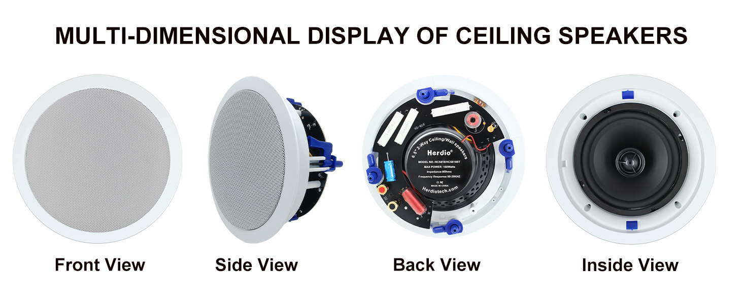 herdio ceiling speakers 6.5