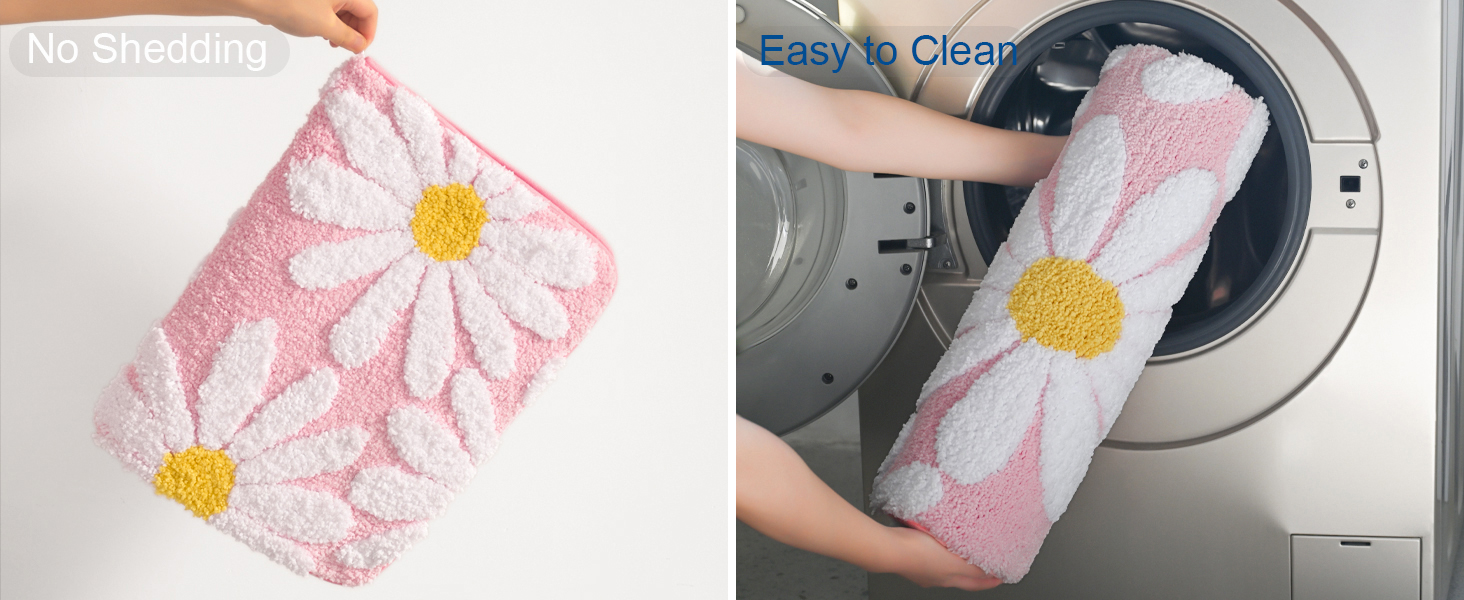 washable bathroom rugs