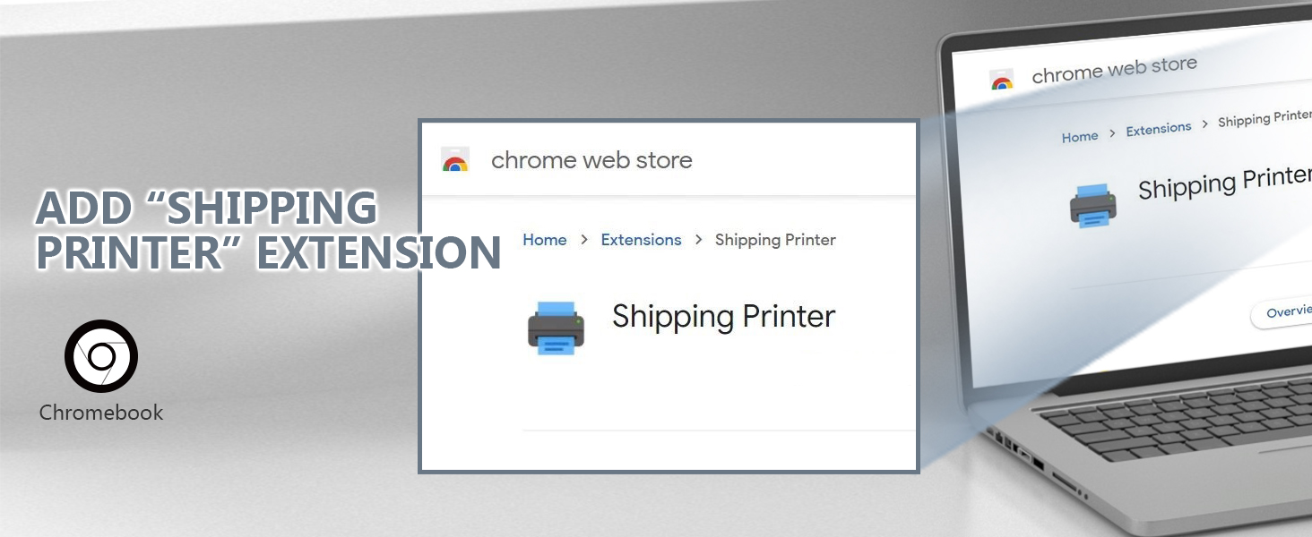 printing via chromebook shipping label laptop fast compact portable printer reliable 4 inches 4*6 3