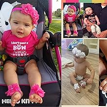 headband and barefoot sandals