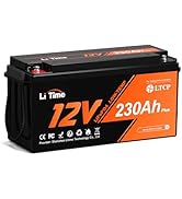 Amazon.com: LiTime 12V 100Ah Lithium LiFePO4 Battery, Built