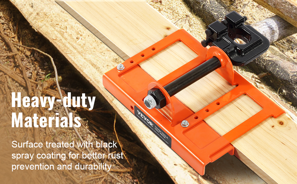 VEVOR Chainsaw Mill, Vertical Lumber Cutting Guide with 2"6" Cutting