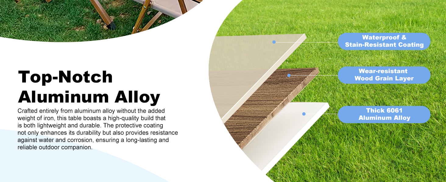 folding camping table