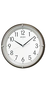 SEIKO　セイコー　電波掛け時計　KX203B 夜でも見える SEIKO セイコー 夜光 電波 掛け時計 KX203B