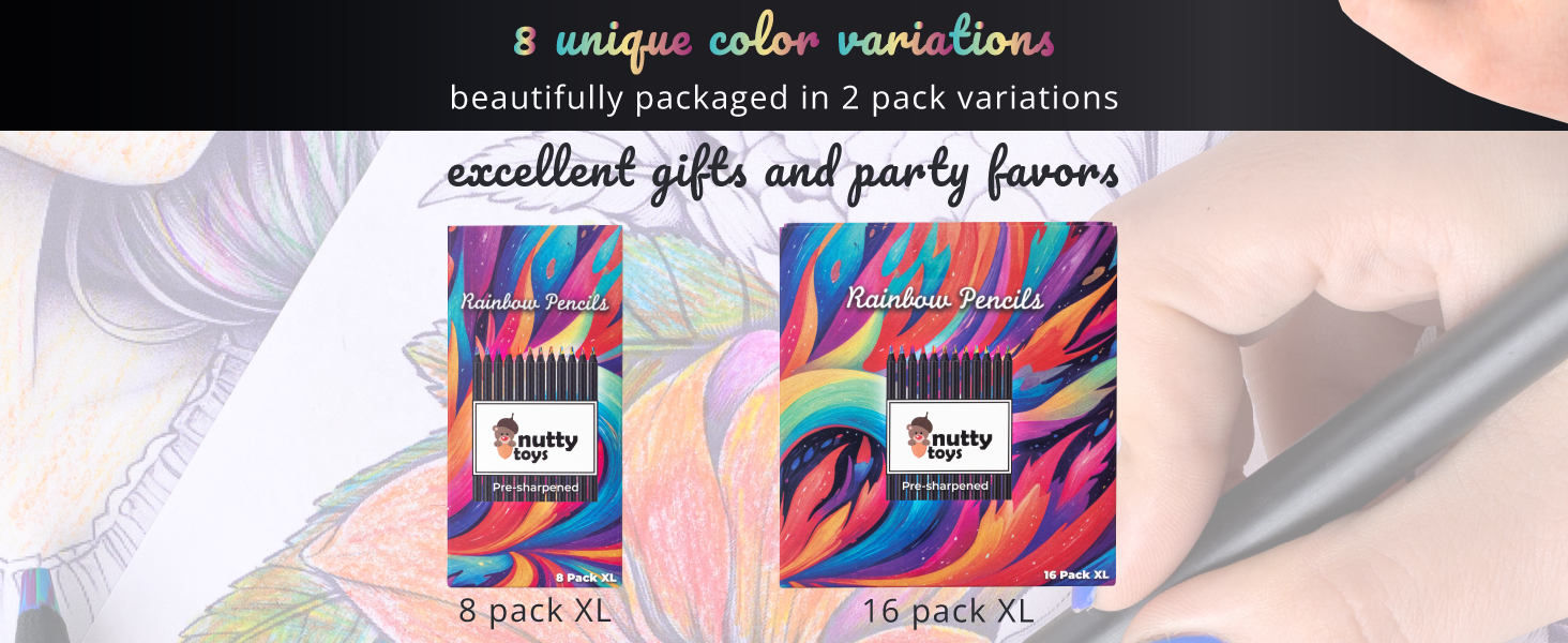rainbow pencils