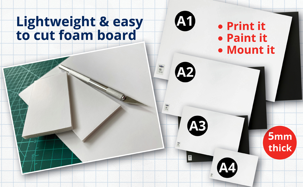PREMIER A1 5mm FOAM BOARD WHITE Buy Online at Best Price in Egypt
