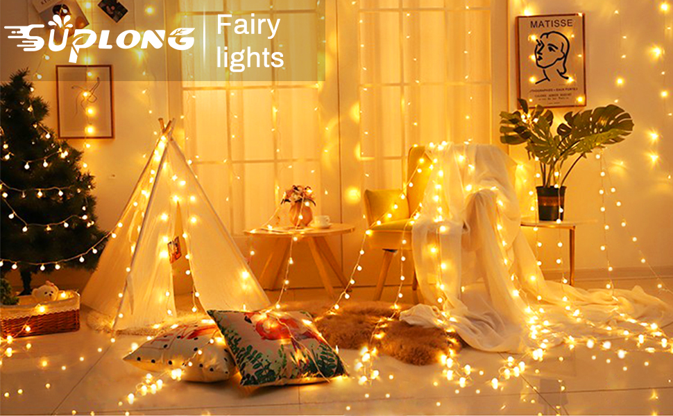 Battery Fairy Lights, Fairy Lights Battery Operated with 8 Lighting