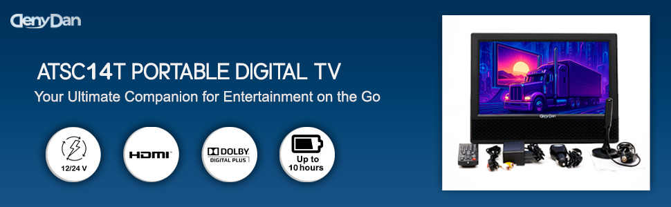 portable tv 14