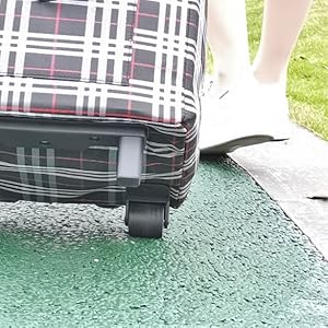 Shopping Grocery Cart Bag with Wheels Fineget Reusable Trolley Laundry Picnic Rolling Beach Tote