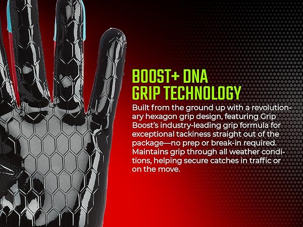 【M】GRIP BOOST DNA Engineered アメフト グローブ GRIP BOOST DNA Engineered アメフト グローブ | END ZONE
