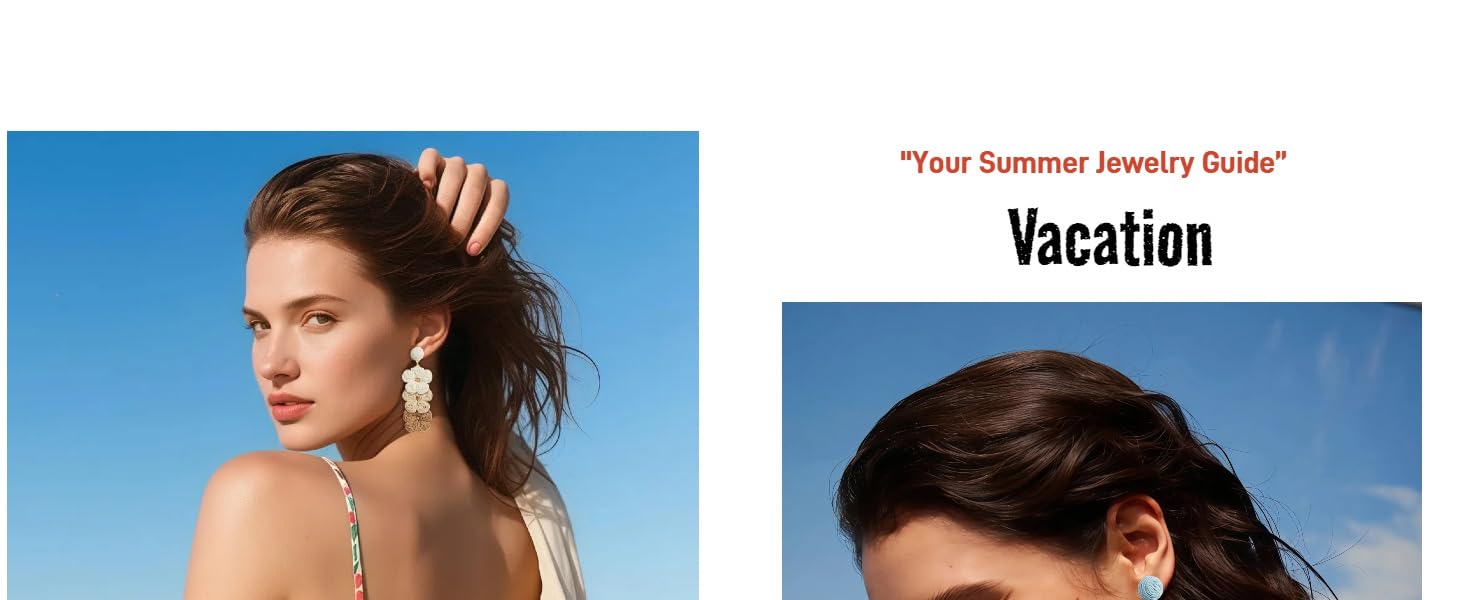 Handmade Statement Drop Earrings