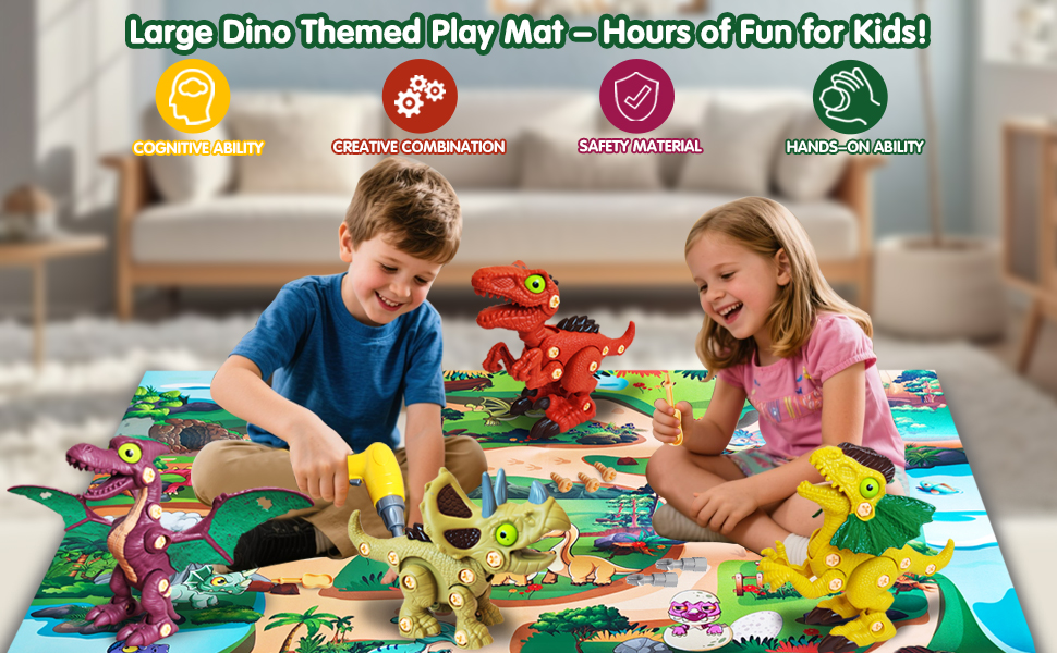 dinosaur toys ,dinosaur toys for kids 3-5,Dinosaur Toys Take Apart Set,Construction Building Kit