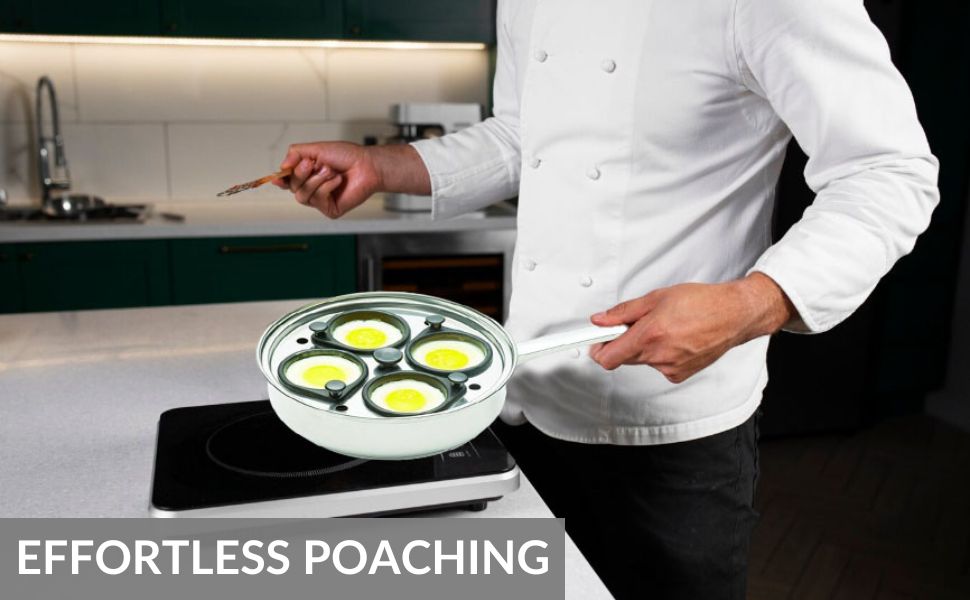 Aspect Stainless Steel Egg Poacher 18cm With NonStick Insert