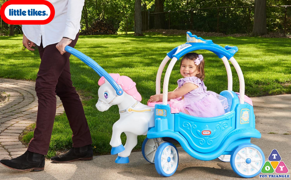Little Tikes Princess Horse & Carriage Frosty Blue, 47 X 49 82.6 Cm