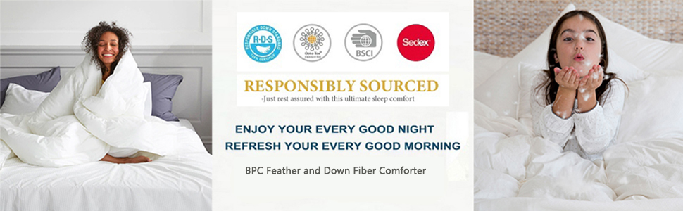 BPC Queen Size Feather Comforter - Fluffy and Luxurious All Season Duvet Insert
| BPC Queen Size Feather Comforter - 992dd250 E530 4b7c B4ea D4a7e11122a6. CR0,0,970,300 PT0 SX970 V1