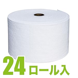 おしぼりロール　自動おしぼり機　新品　24ロール箱入 ロールタオル 使い捨て おしぼり 薄手 30m 24ロール 自動