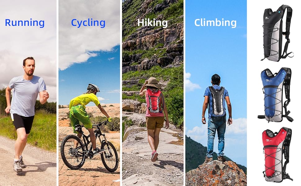 lightweight hydration backpack hydration pack camelbak bladder water backpack running backpack