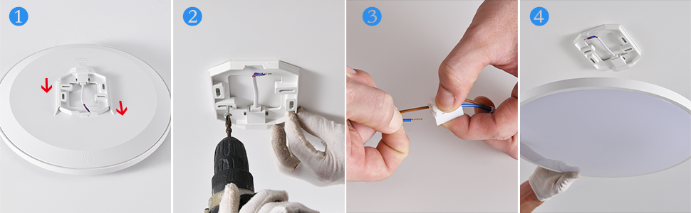 close to ceiling light fixtures