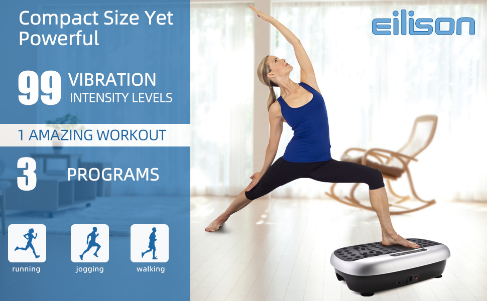 EILISON Atom Vibration Plate Exercise Machine Full Body Vibration
