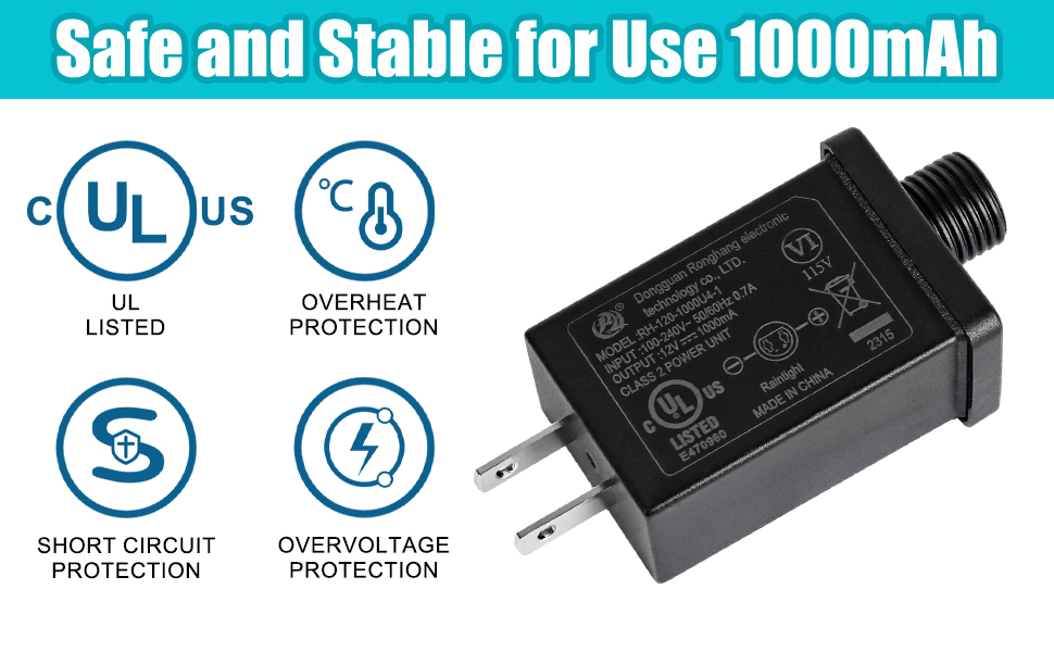 OurWarm Replacement Yard Inflatable Adapter, Class 2 Power