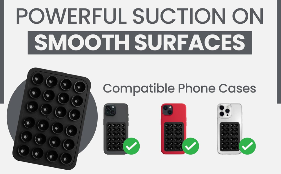 Silicone Suction Phone Case Mount