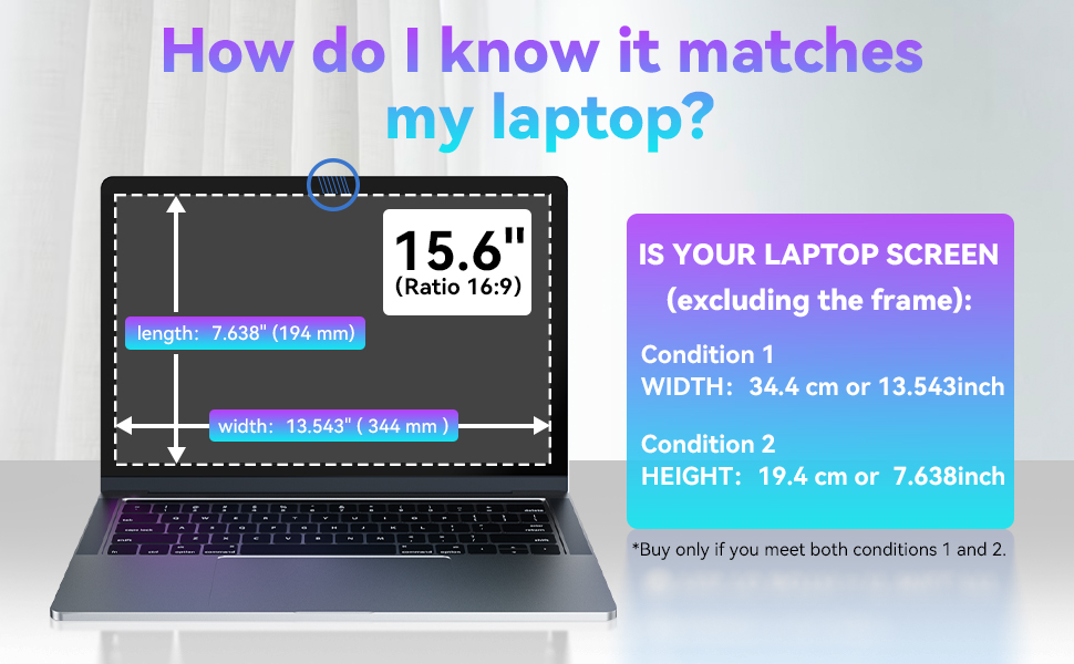 Laptop Privacy Screen