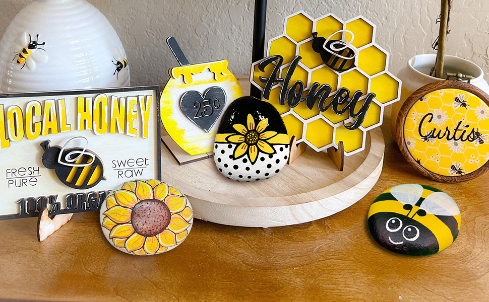 PHITRIC River Rocks for Painting, 24 PCS Natural & Smooth