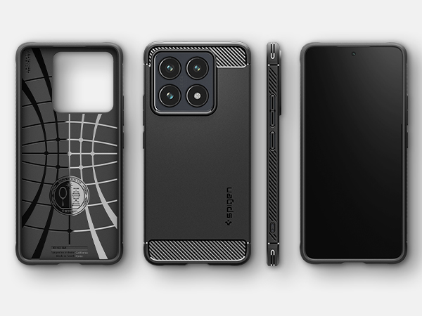 Amazon | Spigen Xiaomi 14T ケース 耐衝撃 指紋防止 ストラップホール