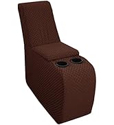 YEMYHOM Additional Recliner Console Cover for Couch with Holder and Storage, Latest Jacquard Midd...