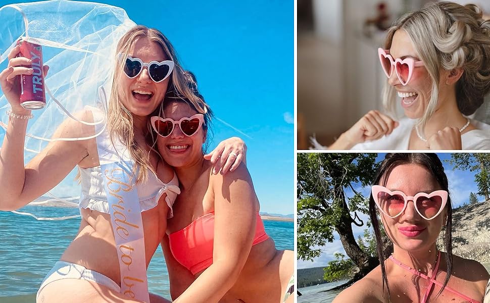 barbie pink heart sunglasses for women